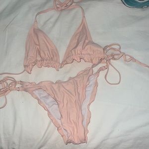 Baby pink bikini